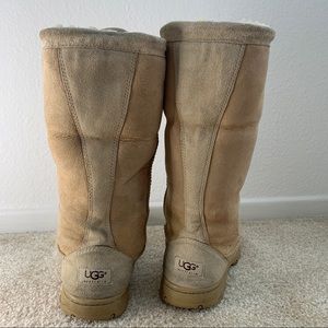 UGG Australia Women’s Tall 5250 Beige Boots SZ. 9